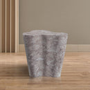  Meridian Monza Brown Marble Finish Concrete Indoor / Outdoor End / Side Table IMAGE 3