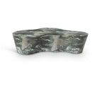  Meridian Monza Green Marble Finish Concrete Indoor / Outdoor Coffee Table IMAGE 1