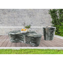  Meridian Monza Green Marble Finish Concrete Indoor / Outdoor Coffee Table IMAGE 9