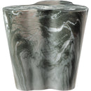  Meridian Monza Green Marble Finish Concrete Indoor / Outdoor End / Side Table IMAGE 5
