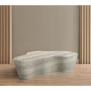  Meridian Monza Natural Travertine Finish Concrete Indoor / Outdoor Coffee Table IMAGE 3
