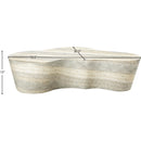  Meridian Monza Natural Travertine Finish Concrete Indoor / Outdoor Coffee Table IMAGE 7