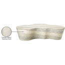  Meridian Monza Natural Travertine Finish Concrete Indoor / Outdoor Coffee Table IMAGE 8