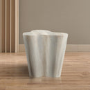  Meridian Monza Natural Travertine Finish Concrete Indoor / Outdoor End / Side Table IMAGE 3
