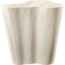  Meridian Monza Natural Travertine Finish Concrete Indoor / Outdoor End / Side Table IMAGE 5