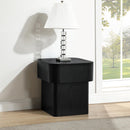  Meridian Oakmont Black Oak Veneer End / Side Table IMAGE 2