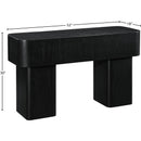  Meridian Oakmont Black Oak Veneer Console Table IMAGE 6