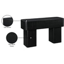  Meridian Oakmont Black Oak Veneer Console Table IMAGE 7