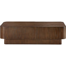  Meridian Oakmont Brown Oak Veneer Coffee Table IMAGE 3