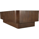  Meridian Oakmont Brown Oak Veneer Coffee Table IMAGE 4