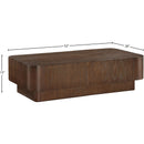  Meridian Oakmont Brown Oak Veneer Coffee Table IMAGE 6