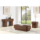  Meridian Oakmont Brown Oak Veneer Coffee Table IMAGE 8