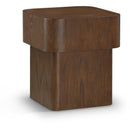  Meridian Oakmont Brown Oak Veneer End / Side Table IMAGE 1