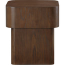  Meridian Oakmont Brown Oak Veneer End / Side Table IMAGE 3