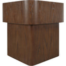  Meridian Oakmont Brown Oak Veneer End / Side Table IMAGE 4