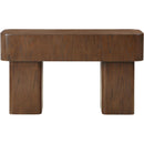  Meridian Oakmont Brown Oak Veneer Console Table IMAGE 3