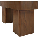  Meridian Oakmont Brown Oak Veneer Console Table IMAGE 4