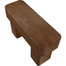  Meridian Oakmont Brown Oak Veneer Console Table IMAGE 5