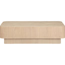  Meridian Oakmont Natural Oak Veneer Coffee Table IMAGE 3
