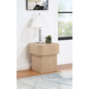  Meridian Oakmont Natural Oak Veneer End / Side Table IMAGE 2