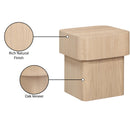  Meridian Oakmont Natural Oak Veneer End / Side Table IMAGE 7