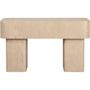  Meridian Oakmont Natural Oak Veneer Console Table IMAGE 3