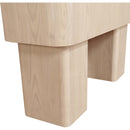  Meridian Oakmont Natural Oak Veneer Console Table IMAGE 4