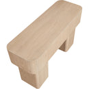  Meridian Oakmont Natural Oak Veneer Console Table IMAGE 5
