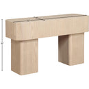  Meridian Oakmont Natural Oak Veneer Console Table IMAGE 6