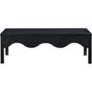  Meridian Fiora Black Oak Veneer Coffee Table IMAGE 3