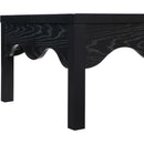  Meridian Fiora Black Oak Veneer Coffee Table IMAGE 4