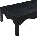  Meridian Fiora Black Oak Veneer Coffee Table IMAGE 5