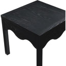  Meridian Fiora Black Oak Veneer End / Side Table IMAGE 5