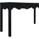  Meridian Fiora Black Oak Veneer Console Table IMAGE 4