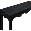  Meridian Fiora Black Oak Veneer Console Table IMAGE 5