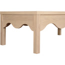  Meridian Fiora Natural Oak Veneer Coffee Table IMAGE 4