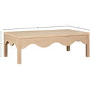  Meridian Fiora Natural Oak Veneer Coffee Table IMAGE 6