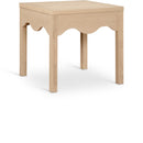  Meridian Fiora Natural Oak Veneer End / Side Table IMAGE 1