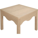  Meridian Fiora Natural Oak Veneer End / Side Table IMAGE 5