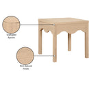  Meridian Fiora Natural Oak Veneer End / Side Table IMAGE 7