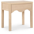  Color_Natural -- Fiora Natural Oak Veneer Nightstand IMAGE 1