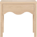  Color_Natural -- Fiora Natural Oak Veneer Nightstand IMAGE 3