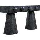  Meridian Bracciano Black Oak Veneer Console Table IMAGE 7