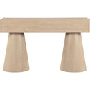 Meridian Bracciano Natural Oak Veneer Console Table IMAGE 5