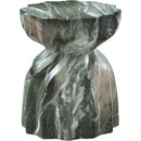  Meridian Caserta Green Marble Finish Concrete Indoor / Outdoor End Table IMAGE 5