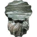  Meridian Caserta Green Marble Finish Concrete Indoor / Outdoor End Table IMAGE 6