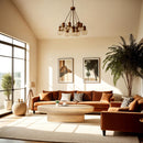  Meridian Tivoli Natural Travertine Finish Concrete Indoor / Outdoor Coffee Table IMAGE 2