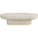  Meridian Tivoli Natural Travertine Finish Concrete Indoor / Outdoor Coffee Table IMAGE 5