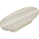  Meridian Tivoli Natural Travertine Finish Concrete Indoor / Outdoor Coffee Table IMAGE 7