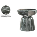  Meridian Avellino Green Marble Finish Concrete Indoor / Outdoor End Table IMAGE 7